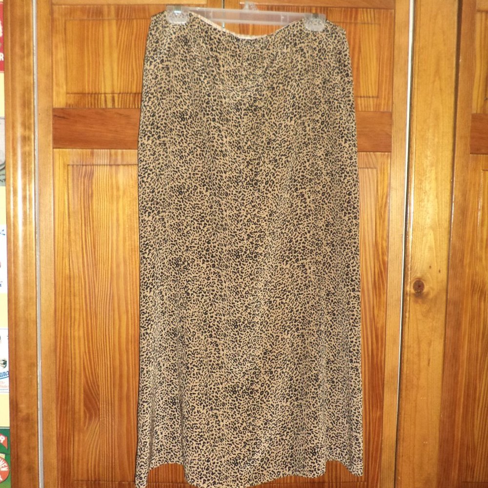TALBOTS brown animal print sz 8 - NWT